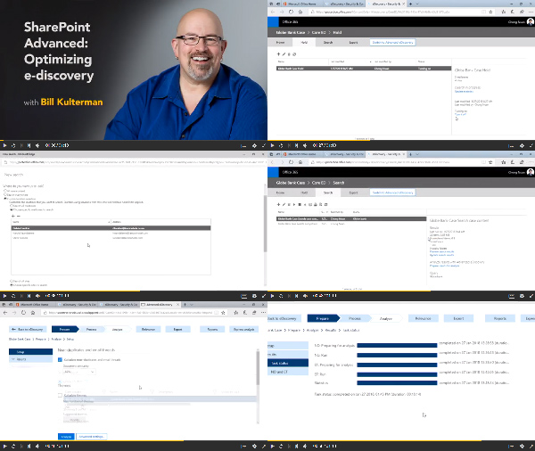 SharePoint Advanced: Optimizing e-discovery center