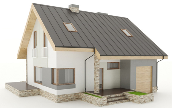 دانلود مدل سه بعدی خانه کوچک اروپایی