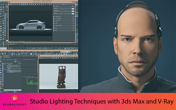 دانلود فیلم آموزشی Studio Lighting Techniques with 3ds Max and V-Ray