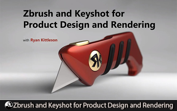 دانلود فیلم آموزشی Zbrush and Keyshot for Product Design and Rendering