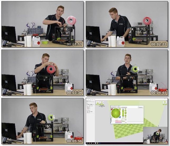 دانلود فیلم آموزشی 3D Printing Workshop. How to use and maintain a 3D Printer