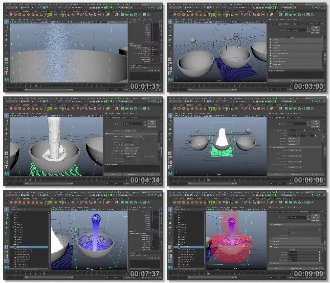 دانلود فیلم آموزشی Maya Dynamics Bifrost for Small-scale Simulations