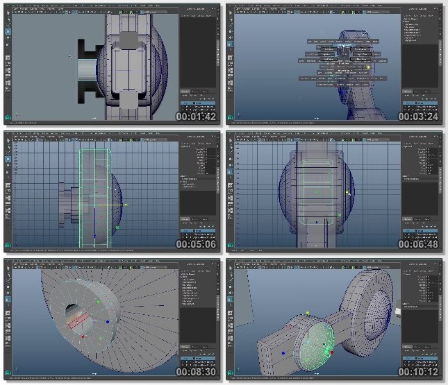 دانلود فیلم آموزشی Modeling an Articulated Character for 3D Printing with Maya