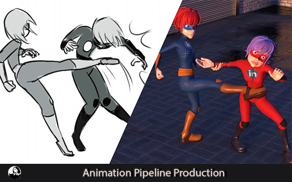 دانلود فیلم آموزشی Animation Pipeline Production