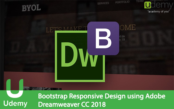 دانلود فیلم آموزشی Bootstrap Responsive Design using Adobe Dreamweaver CC 2018
