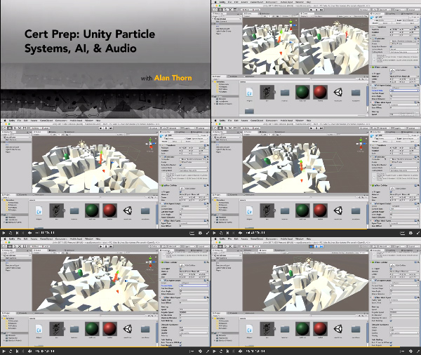 Cert Prep: Unity Particle Systems, AI, and Audio center