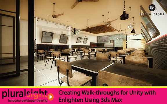 دانلود فیلم آموزشی Creating Walk-throughs for Unity with Enlighten Using 3ds Max