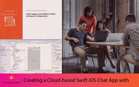 دانلود فیلم آموزشی Creating a Cloud-based Swift iOS Chat App with Firebase