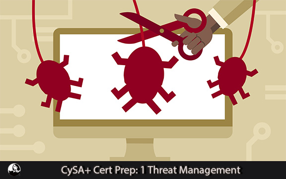 دانلود فیلم آموزشی CySA+ Cert Prep: 1 Threat Management