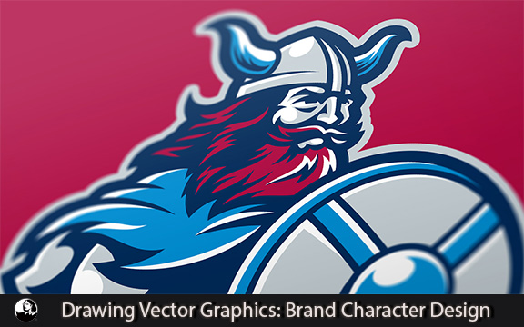 دانلود فیلم آموزشی Drawing Vector Graphics: Brand Character Design