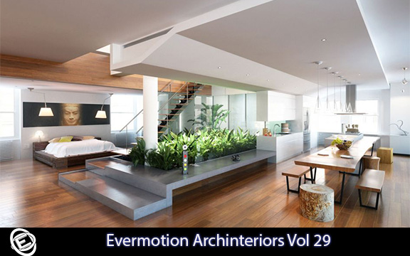 دانلود مجموعه طراحی داخلی Evermotion Archinteriors Vol 29