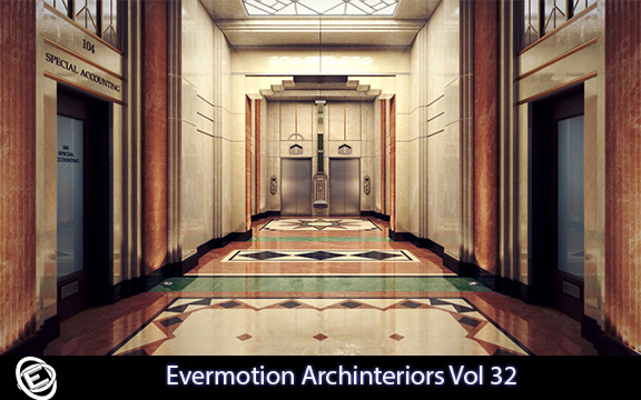 دانلود مجموعه طراحی داخلی Evermotion Archinteriors Vol 32