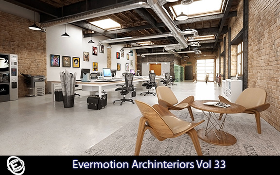 دانلود مجموعه طراحی داخلی Evermotion Archinteriors Vol 33