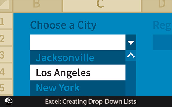 دانلود فیلم آموزشی Excel: Creating Drop-Down Lists