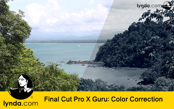 دانلود فیلم آموزشی Final Cut Pro X Guru: Color Correction از Lynda