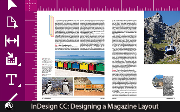 دانلود فیلم آموزشی InDesign CC: Designing a Magazine Layout