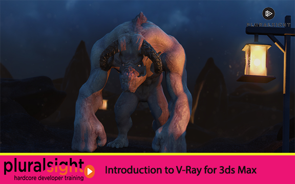 دانلود فیلم آموزشی Introduction to V-Ray for 3ds Max از Pluralsight
