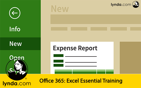 دانلود فیلم آموزشی Office 365: Excel Essential Training از Lynda