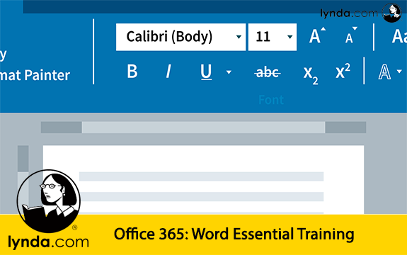 دانلود فیلم آموزشی Office 365: Word Essential Training از Lynda
