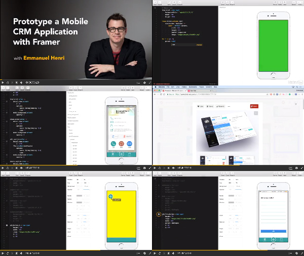 Prototype a CRM Mobile App with Framer center