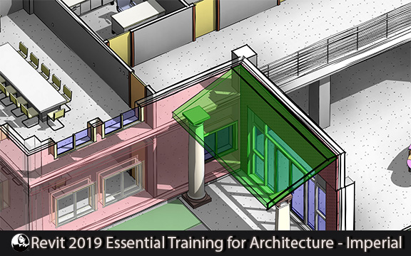 دانلود فیلم آموزشی Revit 2019 Essential Training for Architecture – Imperial