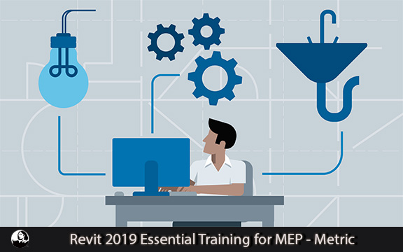 دانلود فیلم آموزشی Revit 2019 Essential Training for MEP – Metric