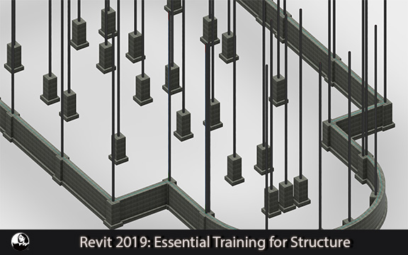 دانلود فیلم آموزشی Revit 2019: Essential Training for Structure