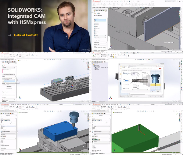 SOLIDWORKS: Integrated CAM with HSMXpress center