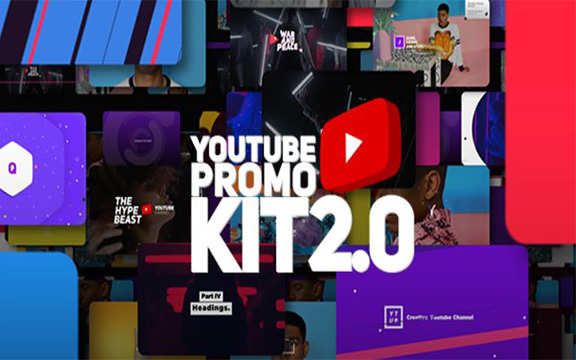دانلود پروژه افتر افکت Videohive Youtube Promo Kit 2.0