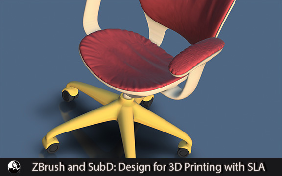 دانلود فیلم آموزشی ZBrush and SubD: Design for 3D Printing with SLA