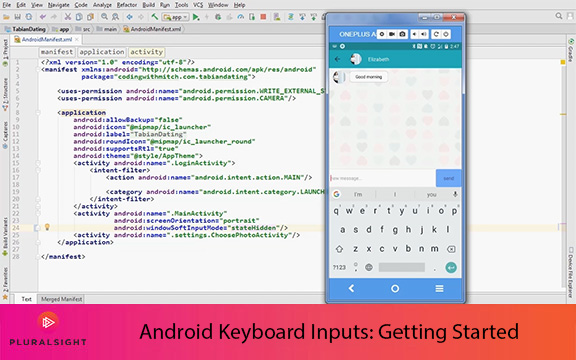 دانلود فیلم آموزشی Android Keyboard Inputs: Getting Started