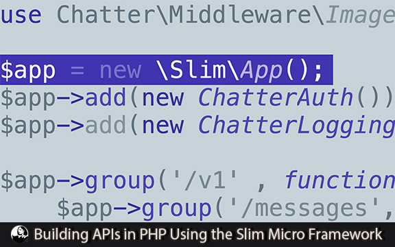 دانلود فیلم آموزشی Building APIs in PHP Using the Slim Micro Framework