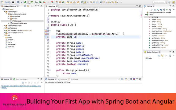 دانلود فیلم آموزشی Building Your First App with Spring Boot and Angular