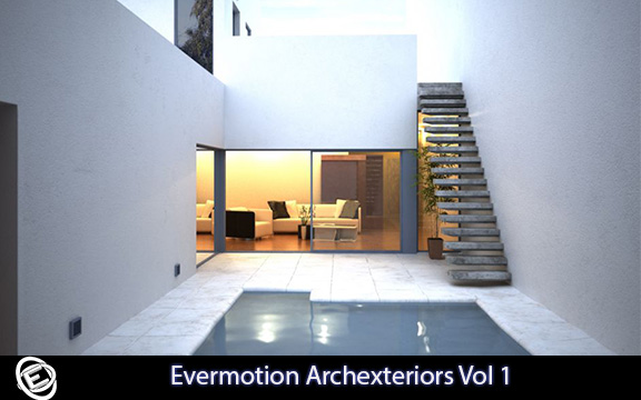 دانلود مجموعه معماری خارجی Evermotion Archexteriors Vol 1