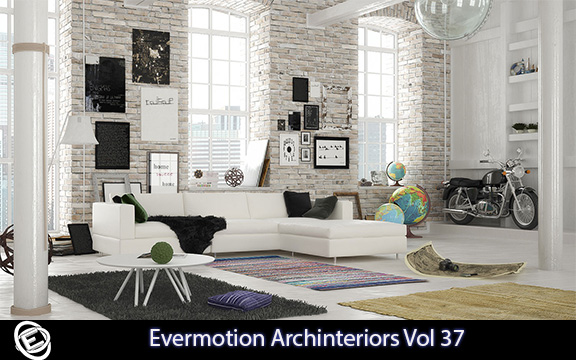 دانلود مجموعه طراحی داخلی Evermotion Archinteriors Vol 37