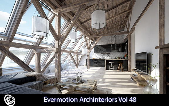 دانلود مجموعه طراحی داخلی Evermotion Archinteriors Vol 48