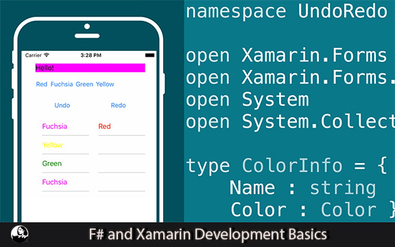 دانلود فیلم آموزشی F# and Xamarin Development Basics