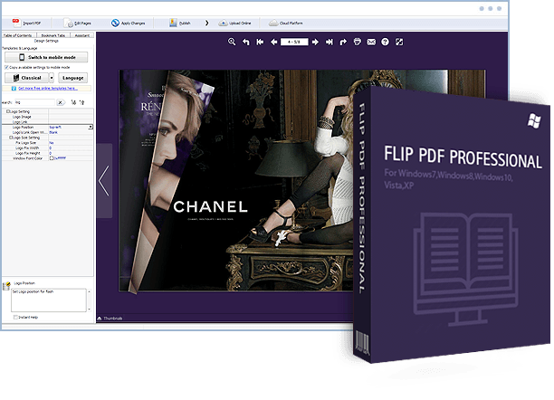 دانلود نرم افزار Flip PDF Professional v2.4.9.29 – Win
