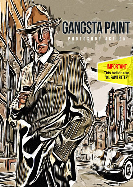 دانلود اکشن فتوشاپ Gangsta Paint
