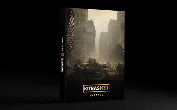 دانلود مدل سه بعدی منطقه جنگی Kitbash3D – WarZone