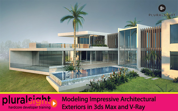 دانلود فیلم آموزشی Modeling Impressive Architectural Exteriors in 3ds Max and V-Ray
