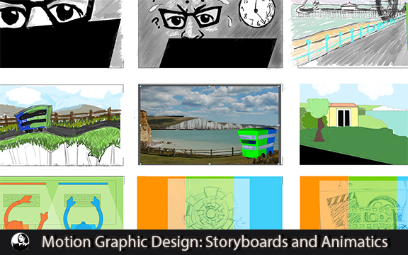 دانلود فیلم آموزشی Motion Graphic Design: Storyboards and Animatics