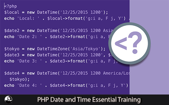 دانلود فیلم آموزشی PHP Date and Time Essential Training