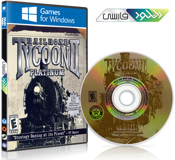 دانلود بازی کامپیوتر Railroad Tycoon II Platinum