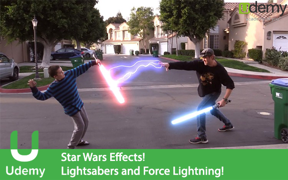 دانلود فیلم آموزشی Star Wars Effects! Lightsabers and Force Lightning