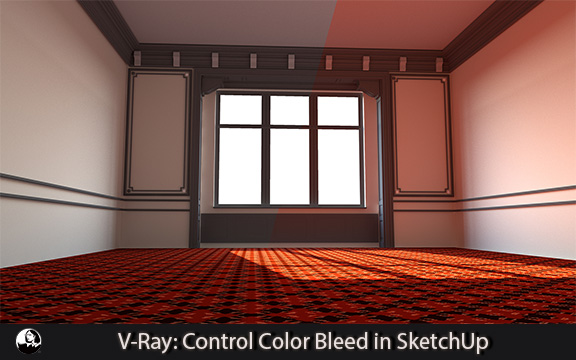 دانلود فیلم آموزشی V-Ray: Control Color Bleed in SketchUp