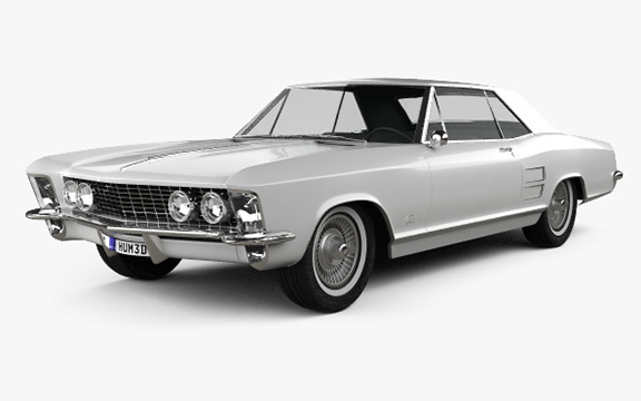 دانلود مدل سه بعدی اتومبیل Buick Riviera 1963