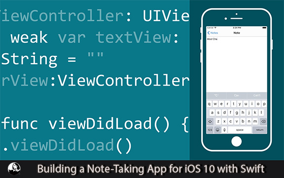 دانلود فیلم آموزشی Building a Note-Taking App for iOS 10 with Swift