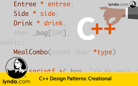 دانلود فیلم آموزشی C++ Design Patterns: Creational از Lynda