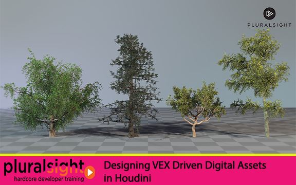 دانلود فیلم آموزشی Designing VEX Driven Digital Assets in Houdini